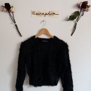 Brandy Melville Shaylaine Shaggy Fuzzy Sweater